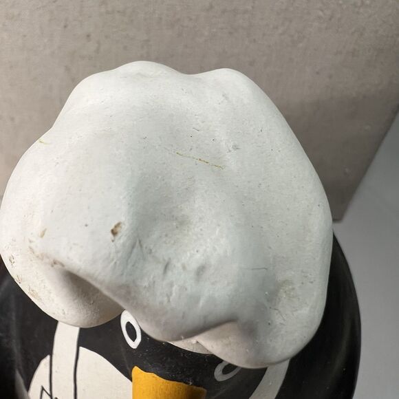 Ceramic Fat Penguin Chef Tiziana Coccia Signed Italy Whimsical Handmade - Picture 10 of 14